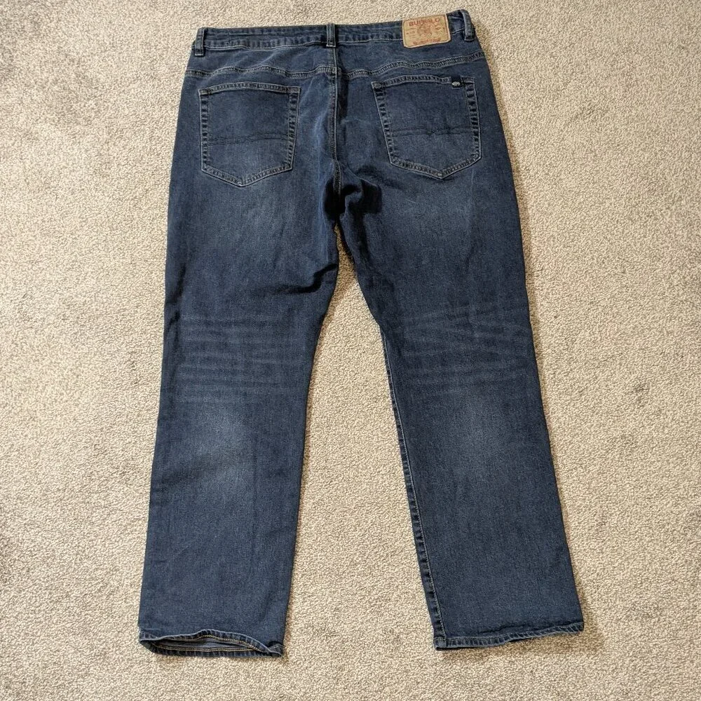 BUFFALO DAVID BITTON Relaxed Straight Blue Denim Jeans; Size 40 x 32